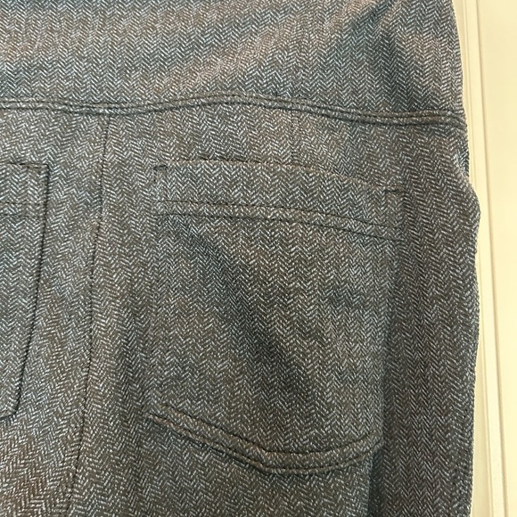 Athleta navy blue herringbone metro high rise leggings with pockets - Picture 6 of 6